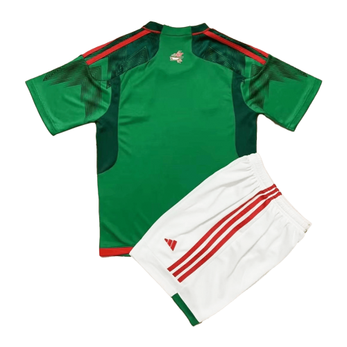 Mexico VM 2022 Hjemmebanetrøje Børn Kortærmet
